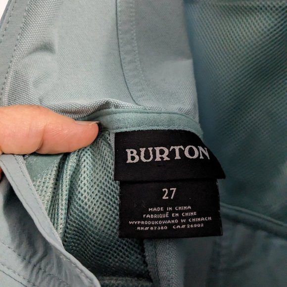 Burton Chaseview Overalls Trellis Blue Size 27 - Picture 7 of 7